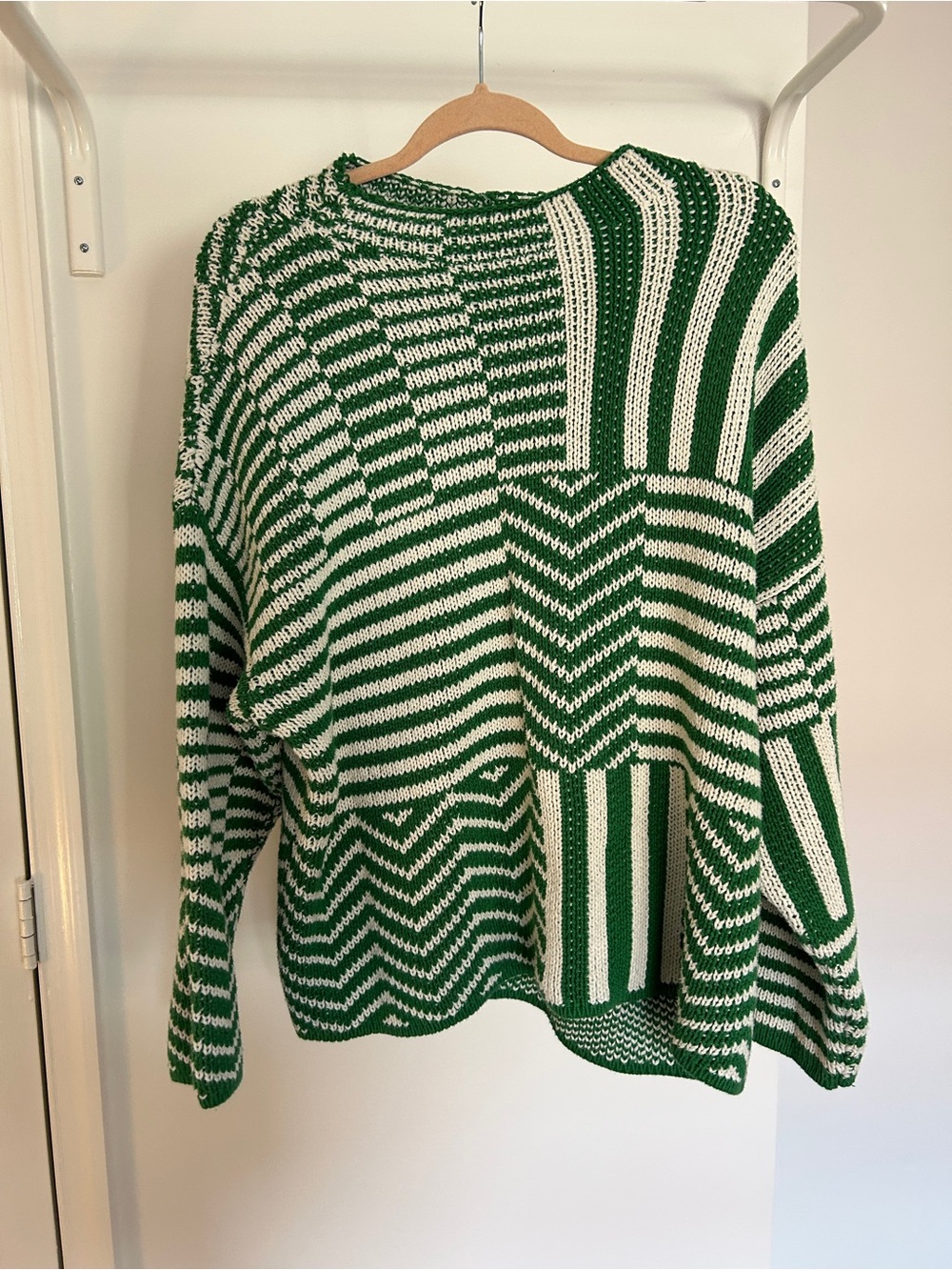 Anthropologie Funky Green Sweater